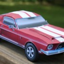 68 GT500 Mustang for auto parts company