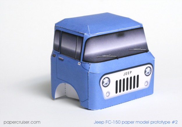 Completed Jeep FC-150 cabin
