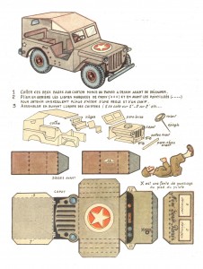 Historic French Paper Jeep Page 1