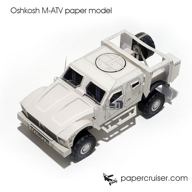 Oshkosh M-ATV paper model