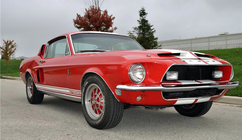 1968 Shelby Mustang GT500 paper model released
