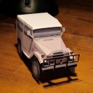 Paper FJ40 Land Cruiser paper model kit