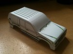 Toyota Land Cruiser LC100 beta paper model