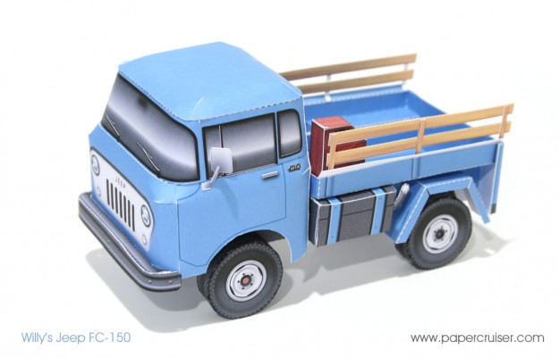 Willys Jeep FC-150 paper model