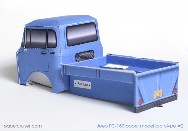Jeep FC-150 cabin and bed pieces